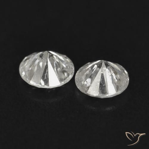 Pedras preciosas de Diamante I natural de 0.18 ct, Corte Redondo, SI