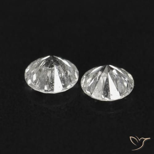 Pedras preciosas de Diamante H natural de 0.05 ct, Redondo, VS-SI