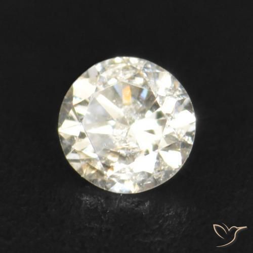 Diamante k natural 0,03ct, corte redondo, VS-SI