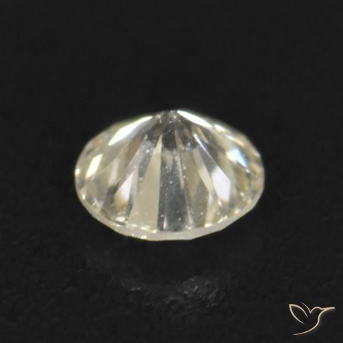 Diamante k natural 0,03ct, corte redondo, VS-SI