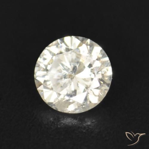 Diamante K Natural 0.07ct, Redondo, VS-SI