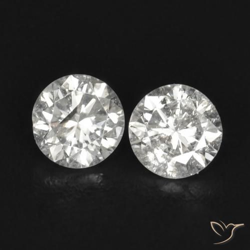 Pedras preciosas de Diamante H natural de 0.18 ct, Redondo, SI