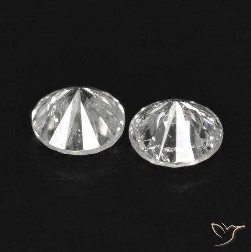 Pedras preciosas de Diamante H natural de 0.18 ct, Redondo, SI