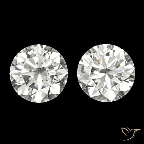 0.09ctw Natural D Diamante, Redondo, VVS