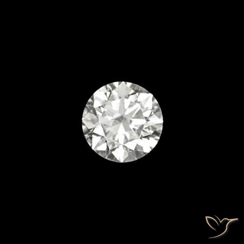 0.04ct D Diamante, Redondo, VVS