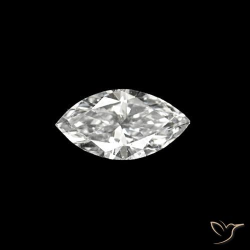 0.06ct Natural D Diamante, Marquesa, VVS