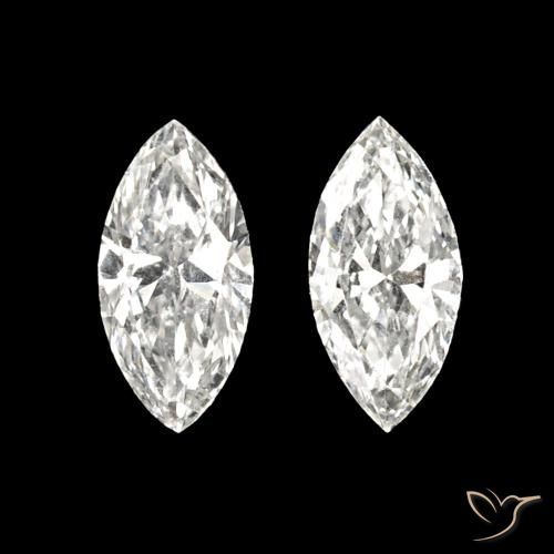 0.12ctw H Diamante, Marquesa, VVS