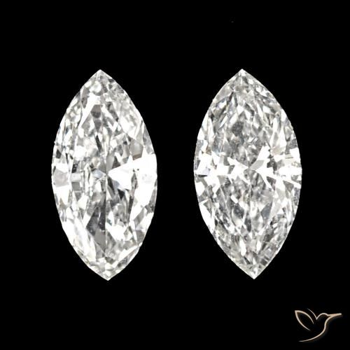 0.13ctw H Diamante, Marquesa, VVS