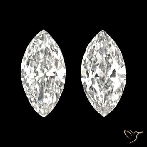0.14ctw H Diamante, Marquesa, VVS
