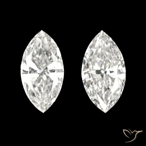 0.12ctw H Diamante, Marquesa, VVS