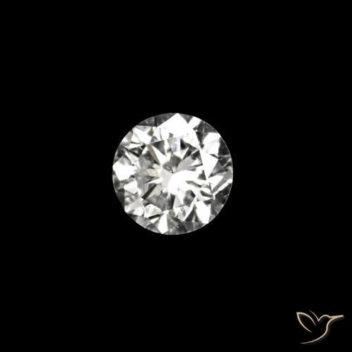 0.02ct D Diamante, Redondo, VVS-VS
