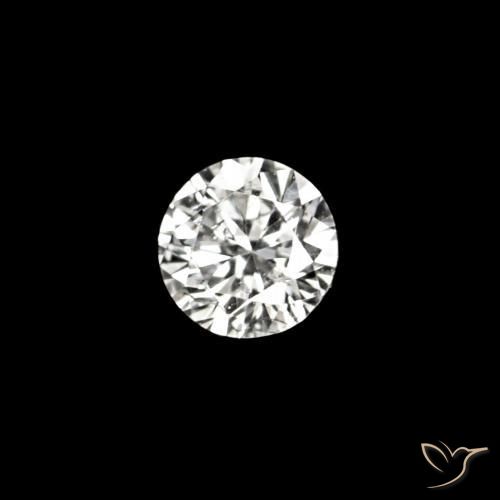 Diamante D Natural 0.02ct, Redondo, VVS-VS