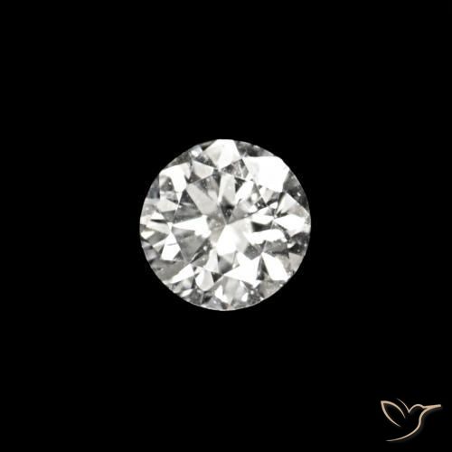 Diamante D Natural 0.02ct, Redondo, VVS-VS