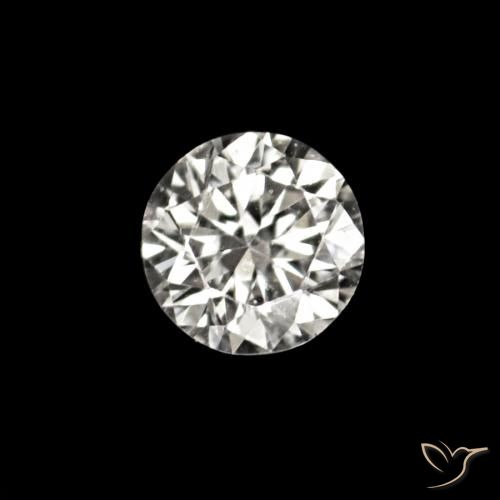 Diamante E Natural 0.02ct, Redondo, VVS-VS