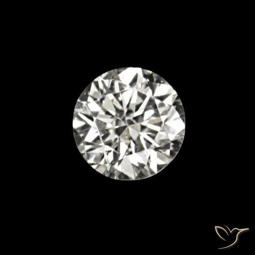 Diamante E Natural 0.02ct, Redondo, VVS-VS