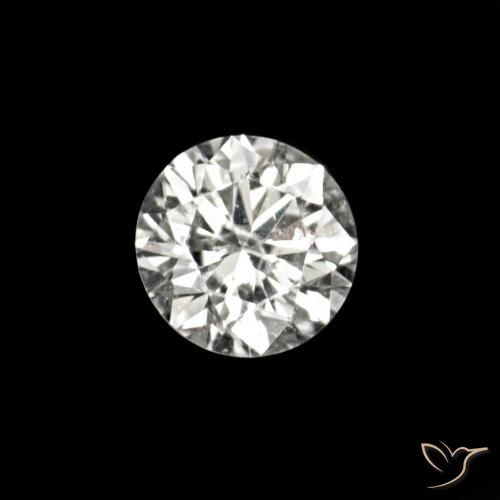 Diamante E Natural 0.02ct, Redondo, VVS-VS