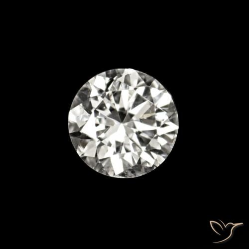 Diamante E Natural 0.02ct, Redondo, VVS-VS