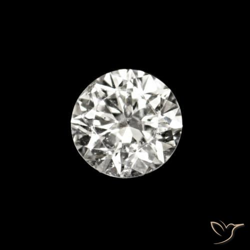 Diamante E Natural 0.02ct, Redondo, VVS-VS