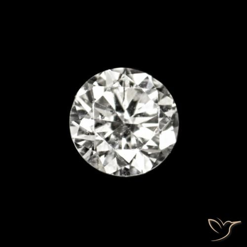 Diamante E Natural 0.02ct, Redondo, VVS-VS