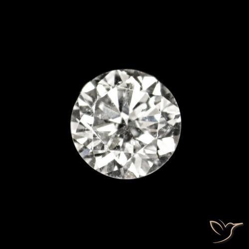Diamante E Natural 0.02ct, Redondo, VVS-VS