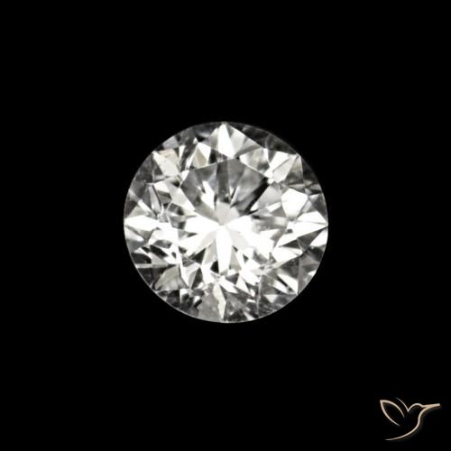 Diamante E Natural 0.02ct, Redondo, VVS-VS