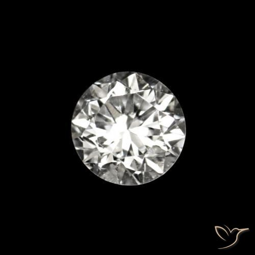 Diamante E Natural 0.02ct, Redondo, VVS-VS