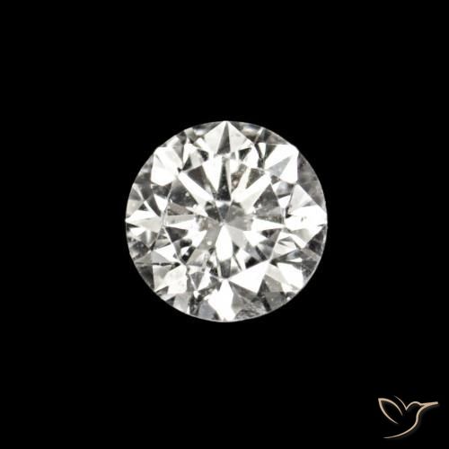 Diamante E Natural 0.02ct, Redondo, VVS-VS