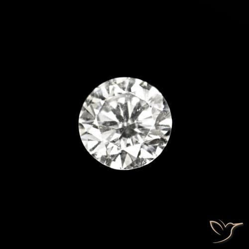 Diamante D Natural 0.02ct, Redondo, VVS-VS