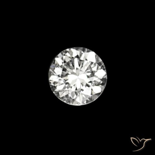 0.02ct D Diamante, Redondo, VVS-VS