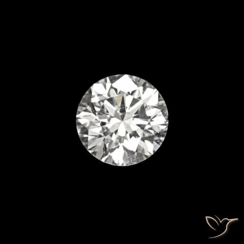 0.02ct D Diamante, Redondo, VVS-VS