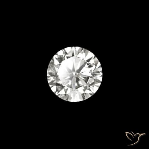 Diamante D Natural 0.04ct, Corte Redondo, VVS