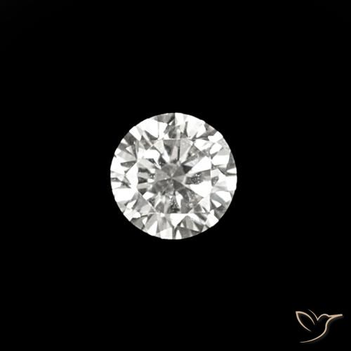 Diamante F Natural 0.03ct, Corte Redondo, VVS