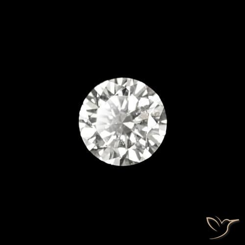 Diamante F Natural 0.03ct, Corte Redondo, VVS