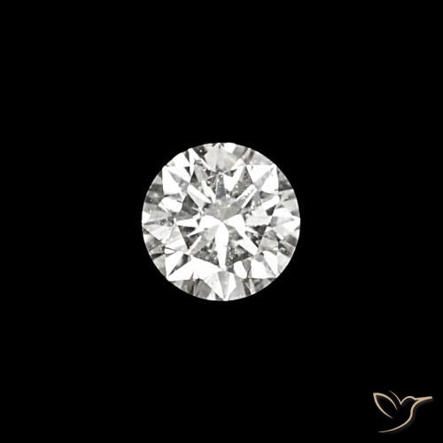 0.03ct E Diamante, Redondo, VVS