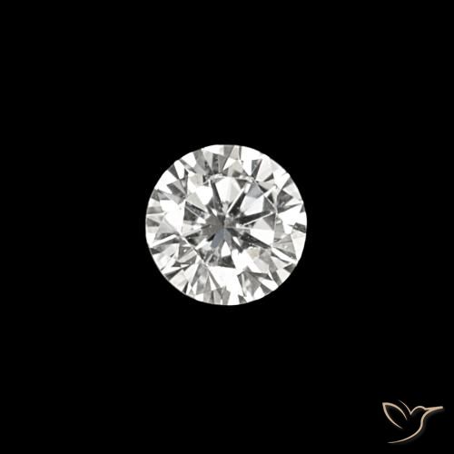 Diamante F Natural 0.03ct, Corte Redondo, VVS