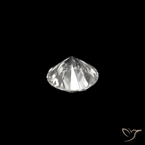 Diamante E Natural 0.03ct, Corte Redondo, VVS