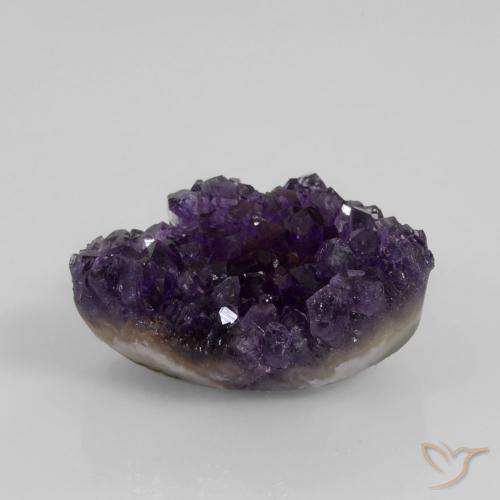 Druzy Ametista Violeta médio-escuro Natural 67.71ct, Forma extravagante, Opaco