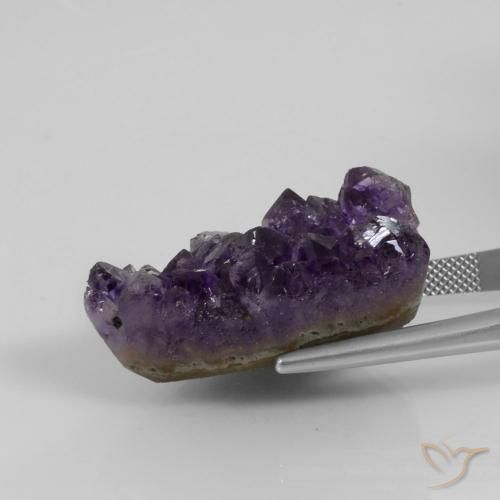 Druzy Ametista Violeta escuro Natural 52.41ct, Chique, Opaco
