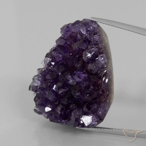 Druzy Ametista Violeta escuro Natural 74.48ct, Chique, Opaco