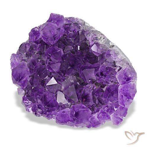 Drusa de ametista violeta natural 71,01ct, forma extravagante, opaco