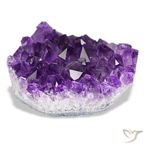 Drusa de ametista violeta natural 71,01ct, forma extravagante, opaco