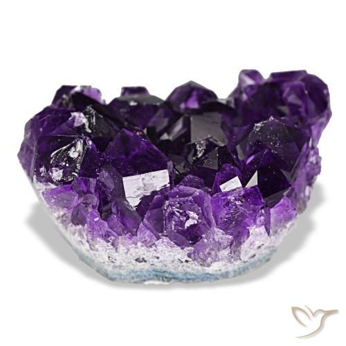 Drusa de ametista violeta natural 61,53ct, forma extravagante, opaco