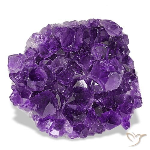 Drusa de ametista violeta natural 77,59ct, forma extravagante, opaco