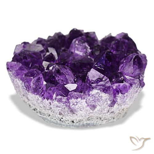 Drusa de ametista violeta natural 77,16ct, forma extravagante, opaco