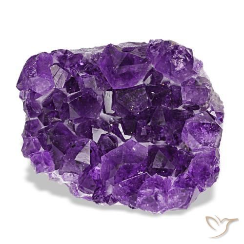 Drusa de ametista violeta natural 57,54ct, forma extravagante, opaco