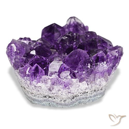 Drusa de ametista violeta natural 57,54ct, forma extravagante, opaco