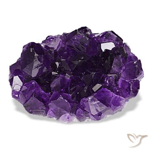 Drusa de ametista violeta natural 52,25ct, forma extravagante, opaco