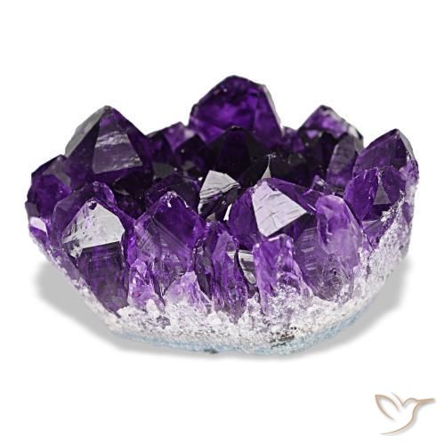 Drusa de ametista violeta natural 52,25ct, forma extravagante, opaco