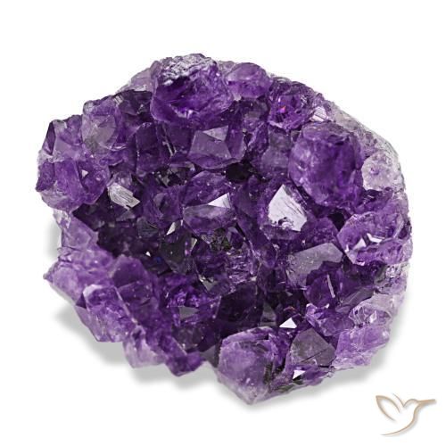 Drusa de ametista violeta natural 50,51ct, forma extravagante, opaco