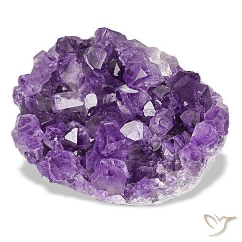Drusa de ametista violeta natural 62,67ct, forma extravagante, opaco